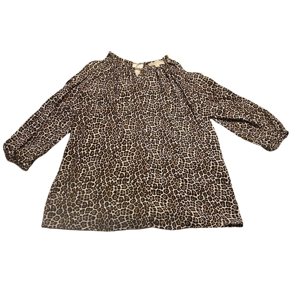 MICHAEL KORS (NWOT) COLD SHOULDER TOP, WITH CHAIN SIZE L - Picture 9 of 12